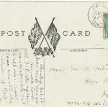 Main Street North, Paisley, Ont. (back)